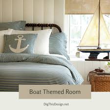 Having a bathroom with your master bedroom is more or less a regular design. Boat Themed Room Dig This Design