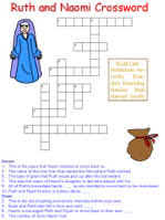 Find a free bible crossword puzzle below, or make your own with our crossword puzzle maker. Ruth And Naomi Crossword Puzzles