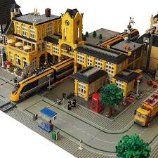 Lego Mocs City Train Station By Ryanjamestaggart Lego Station Lego House Lego City Train