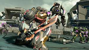 He transforms into a cybertronian truck. Transformers Fall Of Cybertron Review Gamereactor