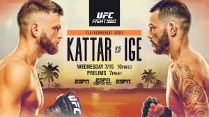 Find out when the next ufc event is and see specifics about individual fights. Ufc Fight Night On Espn Kattar Vs Ige On Ufc S Fight Island July 15 On Espn Espn Deportes And Espn Espn Press Room U S