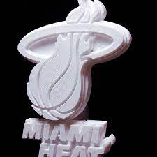3d Printable Miami Heat Logo By Chris Schneider