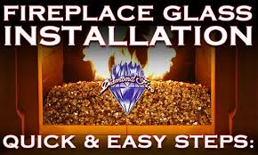 Safe fireglass for fire pits and fireplaces Fireplace Installation Instructions Diamond Fire Glass
