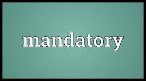 Mandatory Meaning Youtube