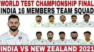 The icc world test championship (wtc) finalists india and new zealand are the top two teams respectively in the icc men's test team rankings after the annual update carried out on thursday. Icc World Test Championship Final India Test Team Squad Against New Zealand 2021 Ind Vs Nz 2021 Youtube