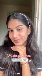 College/Office makeup under ₹500/-✨ , Foundation from @staze9to9 , Blush  from @myglamm , Lip Gloss from @maliocosmetics, Tags: office makeup,  college makeup, makeup under 500, everyday makeup under ...