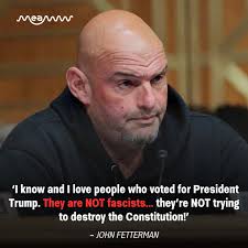Sen. John Fetterman moved a packed Kennedy Center crowd to silence as he  delivered an emotional call for empathy defending Trump voters and urging  Americans to reject political hate. Reflecting