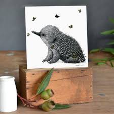 Gold Echidna Puggle With Butterflies Fine Art Print Renee Treml Artwork Pencil Drawings Of Animals Animal Drawings Pencil Drawings Easy