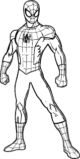 Spiderman coloring pages pdf cartoon. Easy Spiderman Coloring Pages Avengers Coloring Pages Avengers Coloring Marvel Coloring