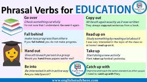 Idioms And Phrasal Verbs For Education English Grammar Book Pdf English Study English Grammar Book