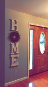 Large Wooden Letters Home Decor Farmhouse Style Decorating Home Decorating With Wreaths Foyer Farmhouse Decorating Fro Easy Home Decor Home Decor Home Diy