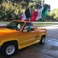 Image result for Bright Yellow 1990 Truck