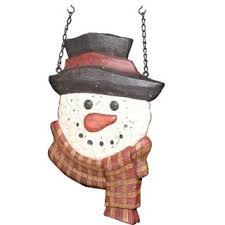 K K Interiors Hanging Snowman Arrow Replacement Sign 16 H X 11 W X 2 D Hanging Hanging Signs Snowman