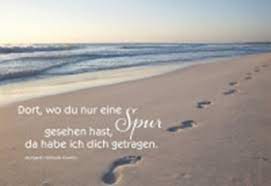 Ich sterbe, aber meine liebe zu euch stirbt nicht. Klappkarte Spuren Im Sand Gedenkshop