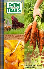 2011 Sonoma County Farm Trails Map Guide By Sonoma County