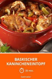 Baskischer Kanincheneintopf Rezept Rezepte Eintopf Baskisch