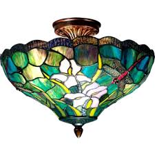 Within the greatest room for receiving company want particular ceiling lights for the lounge. Tiffany And Stained Glass Ceiling Lights Deep Discount Lighting