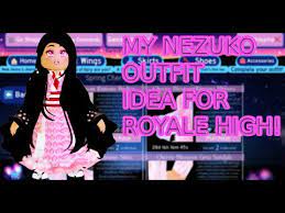 Roblox demon slayer picture id. My Nezuko Outfit Idea For Roblox Royale High Youtube