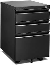 The drawers is deigned for the letter size, a4. Amazon Com Intergreat Black Filing Cabinet 3 Drawer Metal File Cabinet With Lock Locking Filing Cabinets For Office Home Rolling Mobile File Cabinets For Legal Letter On Wheels Under Desk Design Black