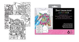 Whether you're an experienced hobbyist or you're wanting to try something new, craftonline offers scrapbook and card making supplies to suit all abilities. Colorista Card Making Kits Spectrum Noir Colouring System From Crafter S Companion