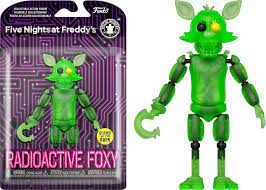 Five Nights at Freddy's AR: Special Delivery | Radioactive Foxy Glow in the  Dark Action Figure | Popcultcha