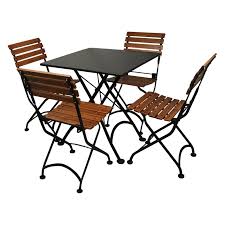 They're all easy to clean and designed to take hard work and lots of use in their stride. Furniture Designhouse 28 In Square European Cafe Folding Table Www Hayneedle Com Outdoor Folding Table Bistro Chairs European Cafe