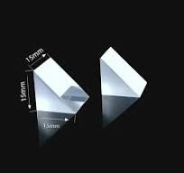 Prisme optique à angle droit en verre, prisme à angle droit revêtu, miroir  Mitsubishi, prisme de réflexion totale à 90 degrés