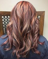 Dark brown hair with creamy blonde highlights. 20 Hottest Red Hair With Blonde Highlights For 2020 Red Blonde Hair Red Hair With Blonde Highlights Blonde Highlights