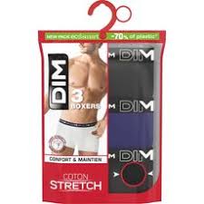 Lavage en machine à 40° sèche linge déconseillé repassage déconseillé chlore interdit Dim Dim Boxers Coton Stretch Noir Taille 5 X3 3 Pieces Pas Cher A Prix Auchan