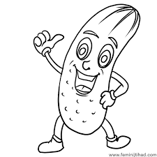 Printable Cucumber Coloring Pages Free Coloring Sheets Animal Coloring Pages Fruit Coloring Pages Leaf Coloring Page