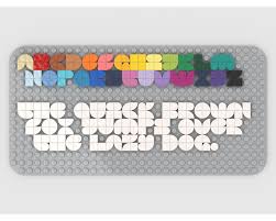 Create the alphabet with lego blocks and add in a . Lego Moc Smallest Lego Alphabet By Nathansonic Rebrickable Build With Lego