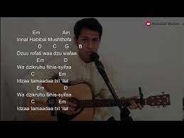 Yaumal ma'adi bb g c nabiyyuna. Cover Chord Kunci Gitar Innal Habibal Musthofa Youtube