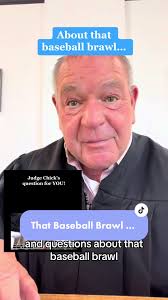 Following up… #baseballbrawl #judgechick