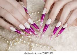 Great french done by @michelle_ttngroenkloof• #repost. Acrylic Nails Art High Res Stock Images Shutterstock