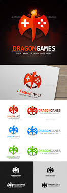 Fuentes de videojuego gratis totalmente gratis, la mejor y mayor colección de fuentes tipográficas con gran estética totalmente gratis. Dragon Games Logo Template Symbols Logo Templates Diseno De Marca Disenos De Unas Logos De Videojuegos