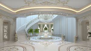 With elegantly designed porches, the room looks beautiful. Bespoke Villa Interior Design In Dubai By Luxury Antonovich Design Stairs Design Interior Luxury Living Room Design Home Stairs Design