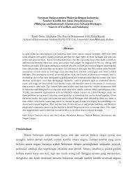 Menurut selo soemardjan dan soelaiman soemardi, pengertian budaya adalah segala hasil karya, rasa dan cipta masyarakat. Pdf Tuntutan Budaya Antara Malaysia Dengan Indonesia Sumber Konflik Dan Jalan Penyelesaiannya Malaysia And Indonesia S Claims Over Cultural Heritages Sources Of Conflicts And Solutions Http Repository Upnyk Ac Id 5925 3 Prosiding Upn2 Pdf