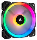 CO-9050071-WW LL Series LL120 RGB 120mm Dual Light Loop RGB LED PWM Fan Single Pack Corsair
