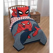 Marvel Spider Man Stripes Reversible Twin Full Comforter Set Walmart Com In 2020 Full Comforter Sets Comforter Sets Spiderman Room