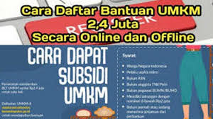 Bantuan presiden (banpres) produktif usaha mikro (bpum) atau bantuan langsung tunai (blt) usaha menengah kecil dan mikro (umkm) kembali disalurkan di tahun 2021 ini. Cara Daftar Bantuan Umkm Secara Online Login Www Depkop Go Id Daftar Bantuan Umkm 2021 Lewat Hp Tribun Pontianak