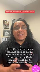 Check out my FB business page Jesse "Patrick" Garcia, M.S., LPC-A. I work  with individuals, couples, and families, helping clients from ages 5 to 99  with a wide range of therapeutic needs. Whether ...
