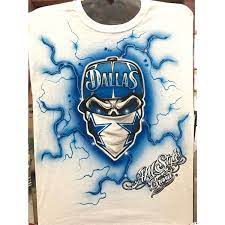 Dallas Cowboys Airbrush Shirt Represent Your Team Custom Designed For Dallas Cowboys Fans Airbrush Shirts Airbrush T Shirts Airbrush Designs