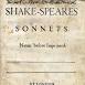 Shakespeare's Sonnets