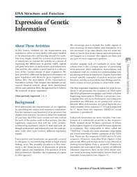 Proteins are made of amino acids. Asmscience Expression Of Genetic In