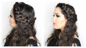 But that also means deciding where to start and which to try can be a very. Front Braid With Curly Hair Gkhairmakeup Youtube