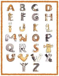 Abc Dog Poster By Shelley Dieterichs Alphabet Illustration Dog Poster Animal Alphabet