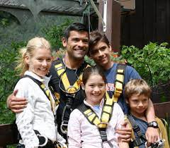 Poking fun at their family! Kelly Ripa And Mark Consuelos Visit Soaring Soaring Tree Top Adventures