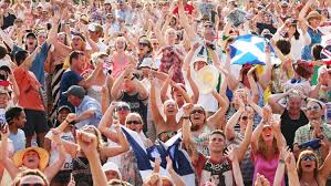 Image result for tennis fans in stands