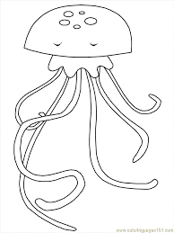Jelly Fish Coloring Pages Free Printable Coloring Page Jellyfish Animals Others Fish Coloring Page Coloring Pages Pattern Coloring Pages