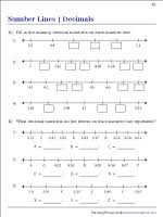 decimal worksheets